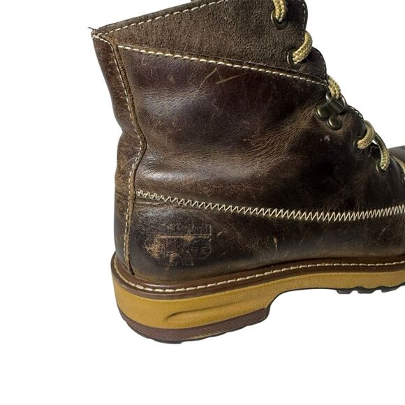 Women's Timberland Pro Alloy Toe Brown Work Boot A1 KJR Size 6.5 - Picture 16 of 16